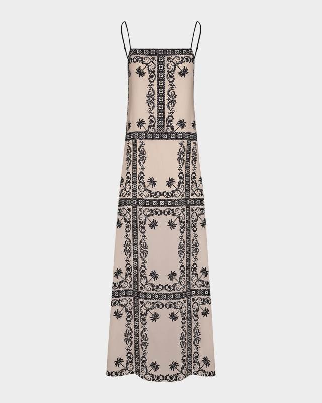 Reinvention Sleeveless Silk Maxi Dress